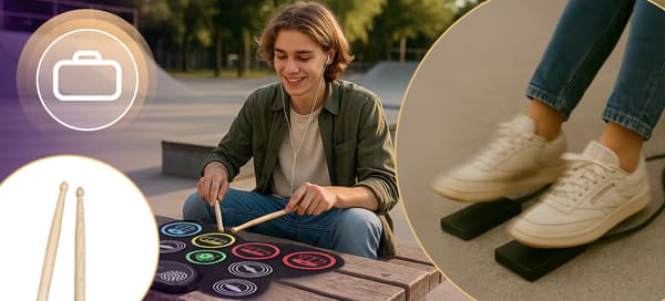 MusicMate MM-DRM15 Play'n'Roll Roll-Up Trumset