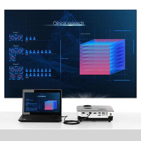 HDMI til micro HDMI adapterkabel 2.0v 4K 60Hz 30AWG 1.5m sort