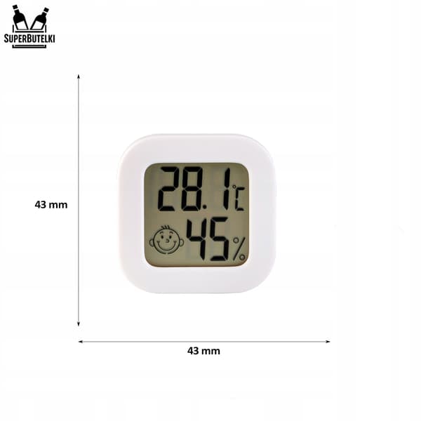 Rumtermometer, hygrometer (-10~+70 grader Celsius)