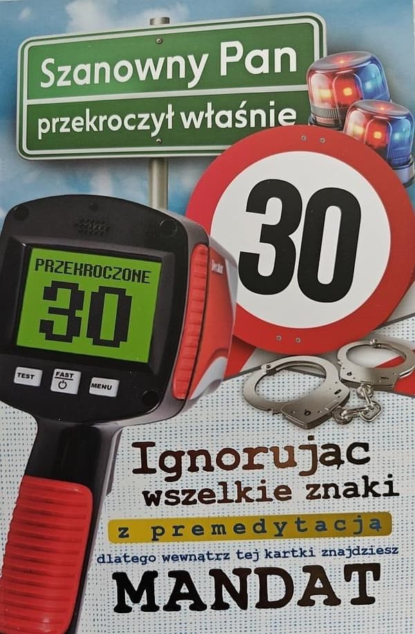 Fødselsdagskort 30