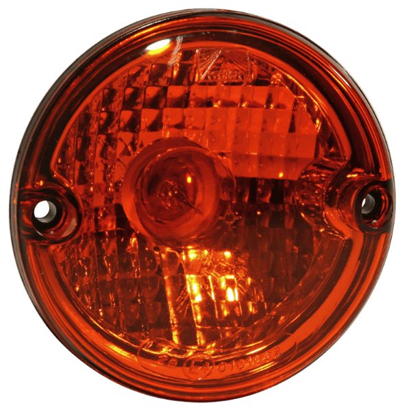 Bagblinklys 95 mm orange 2-benet campingvogn