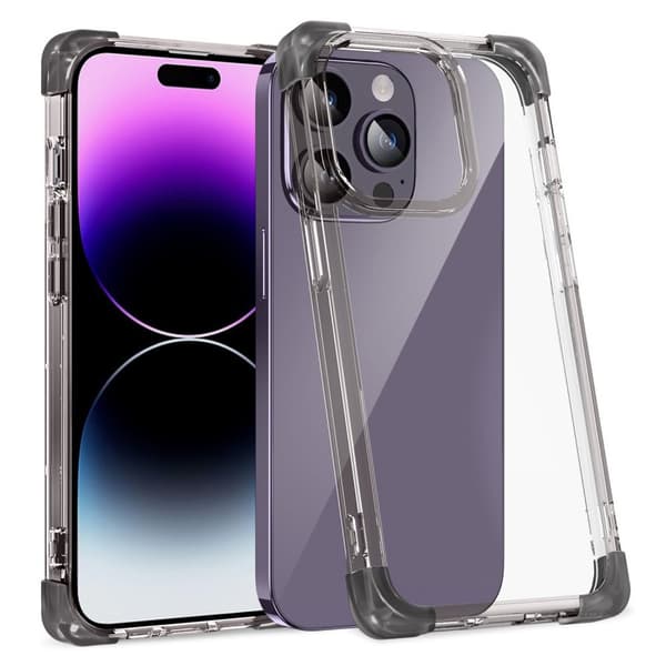 Fodral för iPhone 14 Pro Max, ERBORD CornerShield, svart