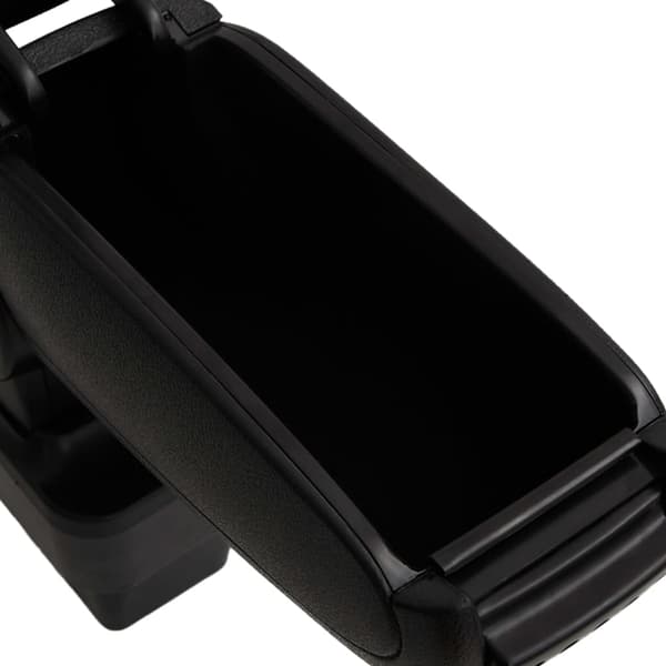 vidaXL bilarmlæn, sort, 13x34x(33-46) cm, ABS