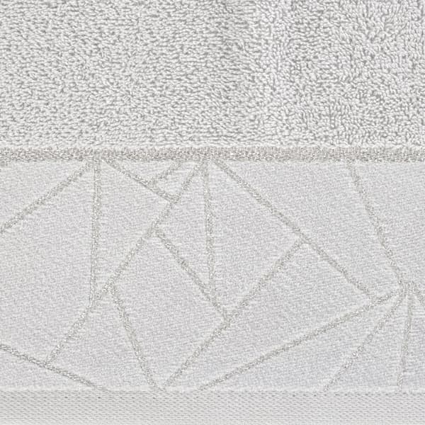 CLEO sølvfarvet badehåndklæde 50x90 cm
