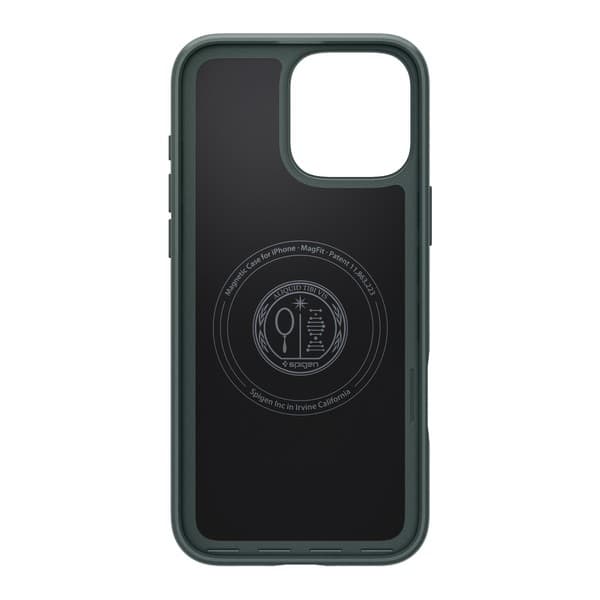Spigen Thin Fit Mag-cover til MagSafe til iPhone 16 Pro Max, grøn