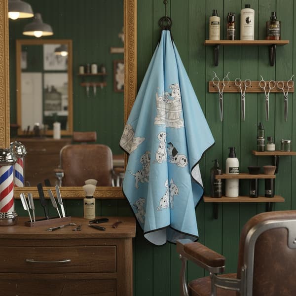 Børnefrisørkappe til barbersalon, 100x140 cm