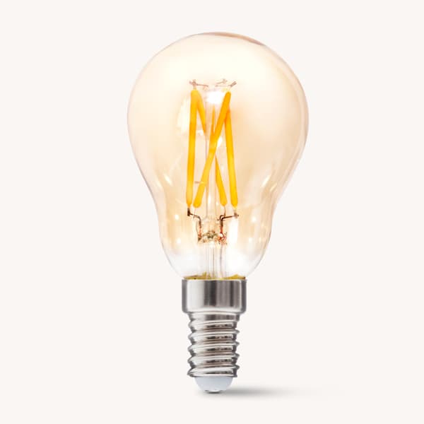 Meripihkanvärinen suora LED-lamppu 4,2 W