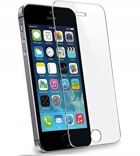 Härdat glas för iPhone 5/5S/SE - Skyddsglas 2.5D, 9H