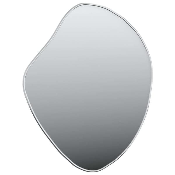 vidaXL Väggspegel, Silver, 50x40 cm