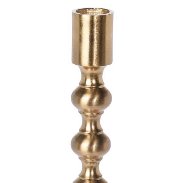 Glamorös guldljusstake 23 cm
