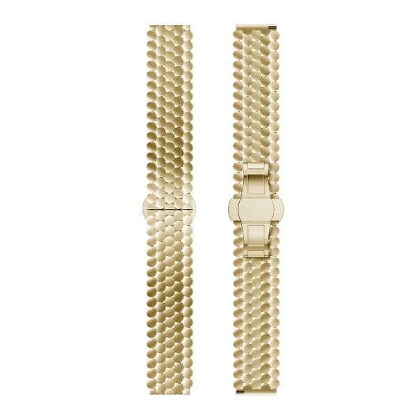 Beline Honeycomb Urrem Universal til 20mm Ure, Guldmetal