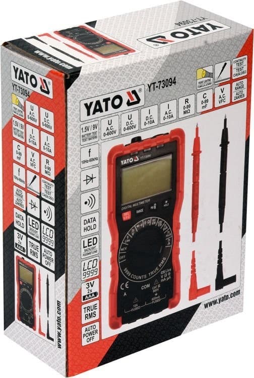MULTIFUNKTIONEL DIGITAL MÅLER YT-73094 YATO