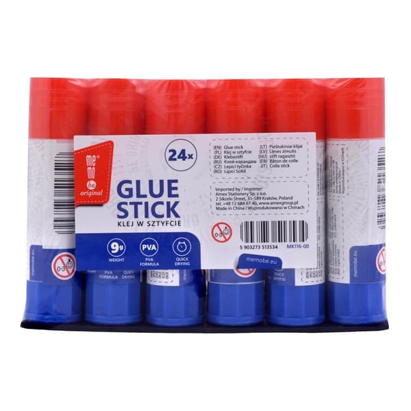 Liimapuikko 9g (24 kpl) MemoBe