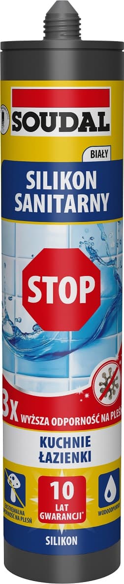 Soudal Sanitär Silikon Anti-Mögel Vit 280ml