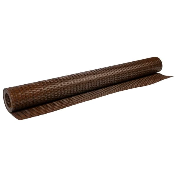 vidaXL balkonskærm brun og sort 1000x100 cm polyrattan