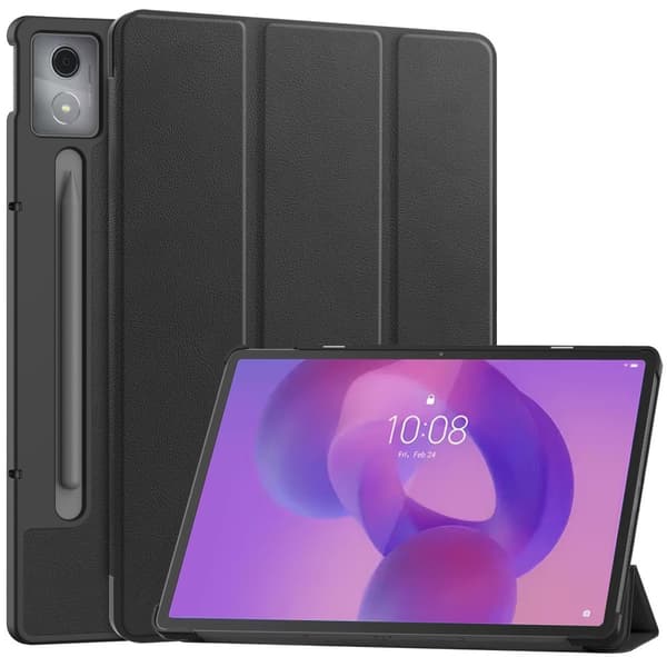 Lenovo Idea Tab Pro 12.7 -tabletin suojakuori, Smartcase, musta