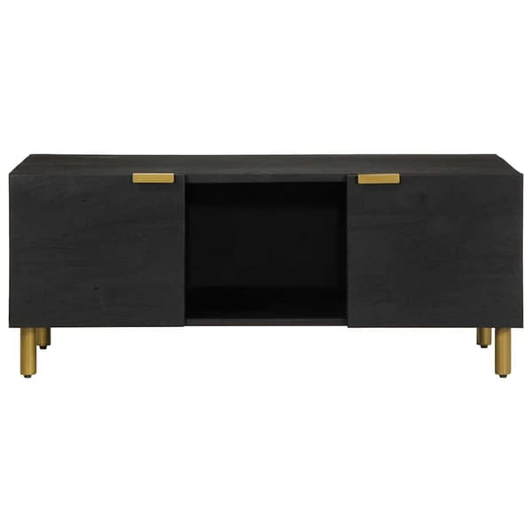 vidaXL sofabord, sort, 100x54x40 cm, træbaseret materiale