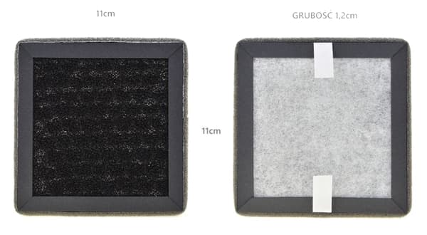 2-in-1-suodatin Cronos CUBE -ilmanpuhdistimeen - HEPA + CARBON