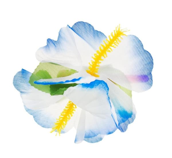 Hawaii-hårspænde, stor, blå