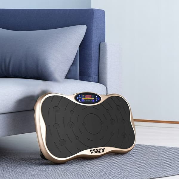 Riborn 200W vibrationsträningsplattform med massageapparat