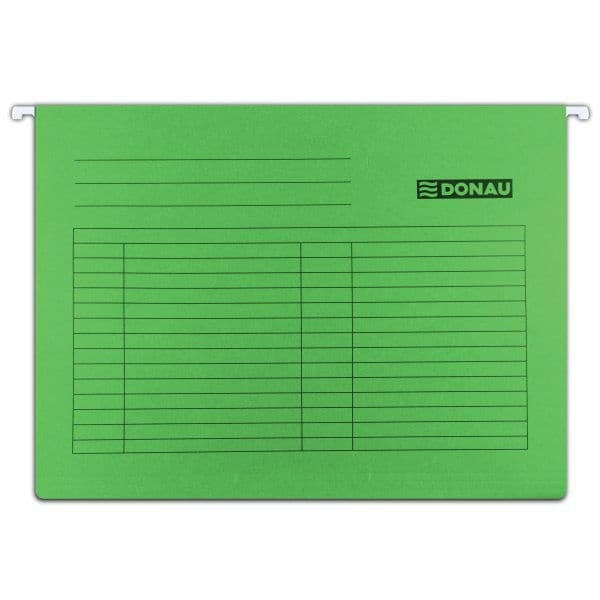 DONAU hængemappe, A4, 230 g/m², grøn