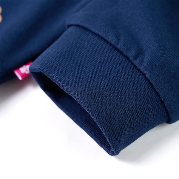 Børnesweatshirt, marineblå, 128