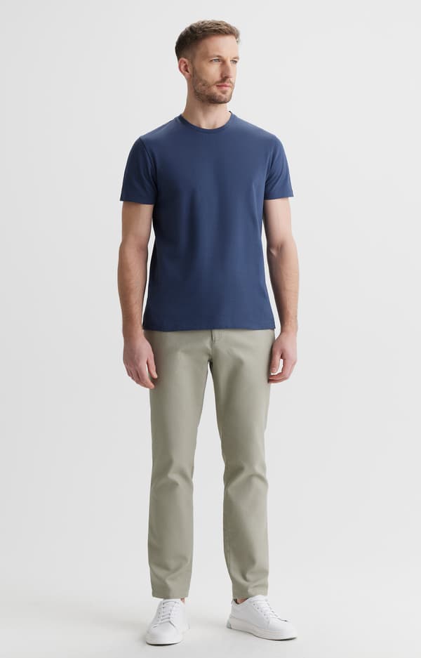 Ensfarvet t-shirt S