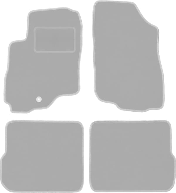 Grå bilmåtter til: Mitsubishi Outlander I SUV (2001-2006)