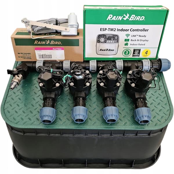Rain Bird 4-stationssats - TM2, RSDBEX, kompressor, PE 25