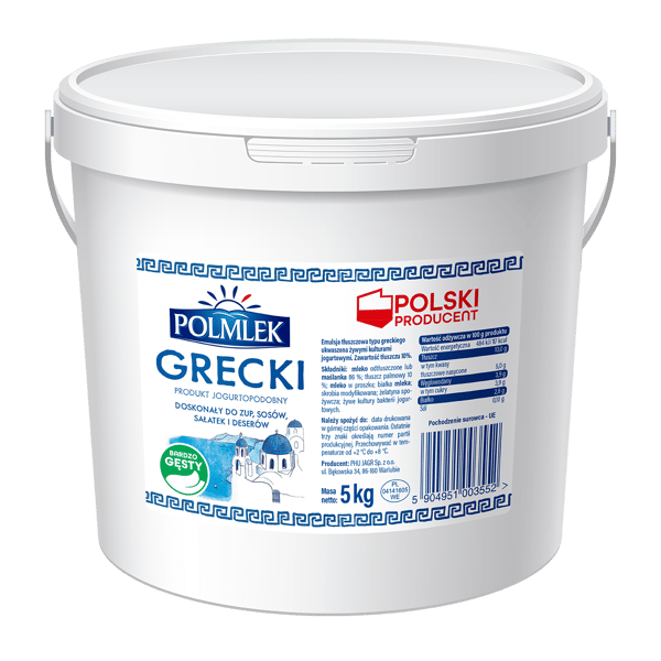 Polmlek grekisk yoghurt 5kg