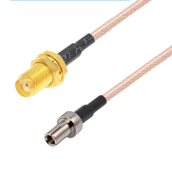 Antennekabel TS9-stik - SMA-hunstik 1m