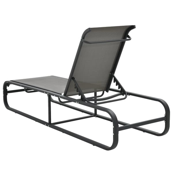 vidaXL Solstol, aluminium och textilen