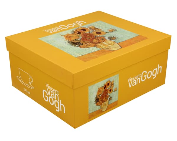 Set med 2 Van Gogh solrosmuggar