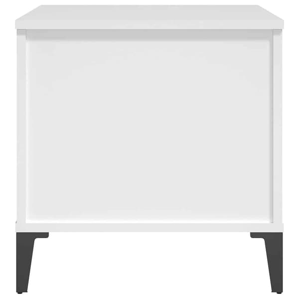 vidaXL Soffbord, Vitt 60x44,5x45 cm, Träbaserat Material