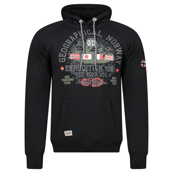 Geographical Norway Gexpe svart herrtröja XL
