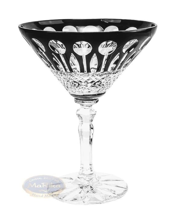 Sorte krystal Martiniglas 170ml franske
