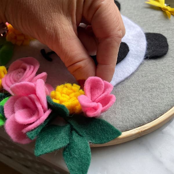 Gør-det-selv broderiring 15 cm broderiring
