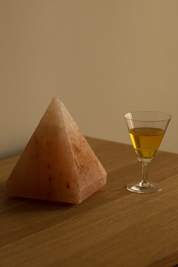 Saltlampa - pyramid
