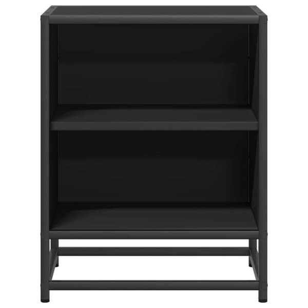 vidaXL sengebord, sort, 40x31x50 cm