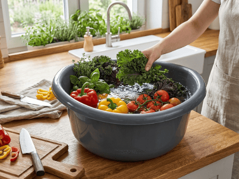 Plastskål med öron 30L mörkgrå -JAG