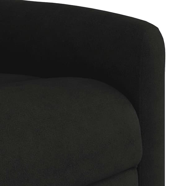 vidaXL massagestol med løftefunktion, sort, mikrofiber