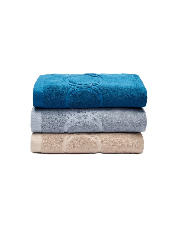 Monogram Opus handduk 50x100cm beige / Officine Monogram