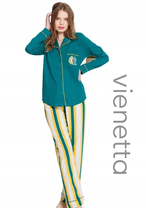 Vienetta Secret Dampyjamas i bomull S 36 38