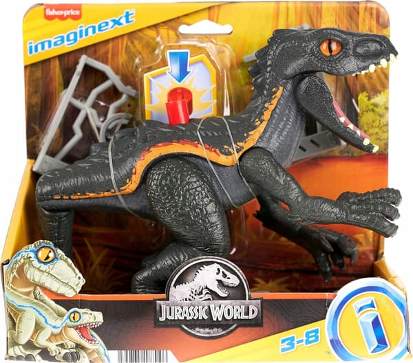 Imaginext Jurassic World Attackerande Indoraptor Figur