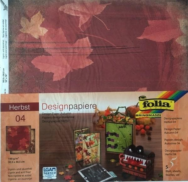Designpapper 190 g/m2 30,5x30,5 cm 5 ark