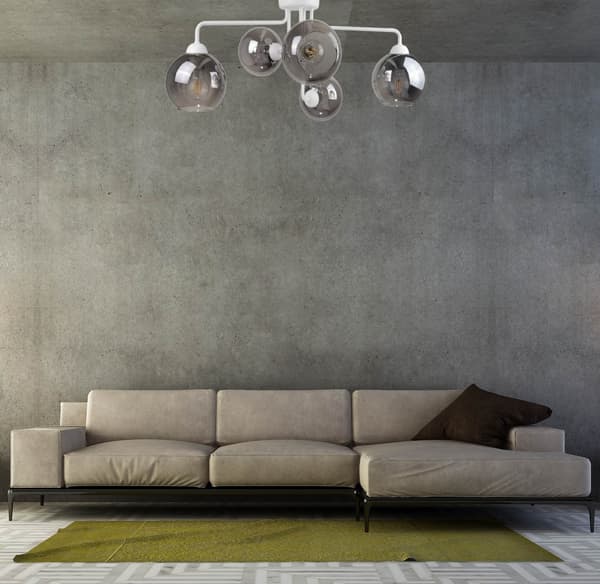 Loftlampe 5xE27 COSMO HVID