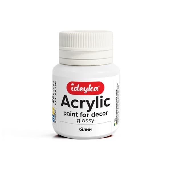 Valkoinen akryylimaali 20ml