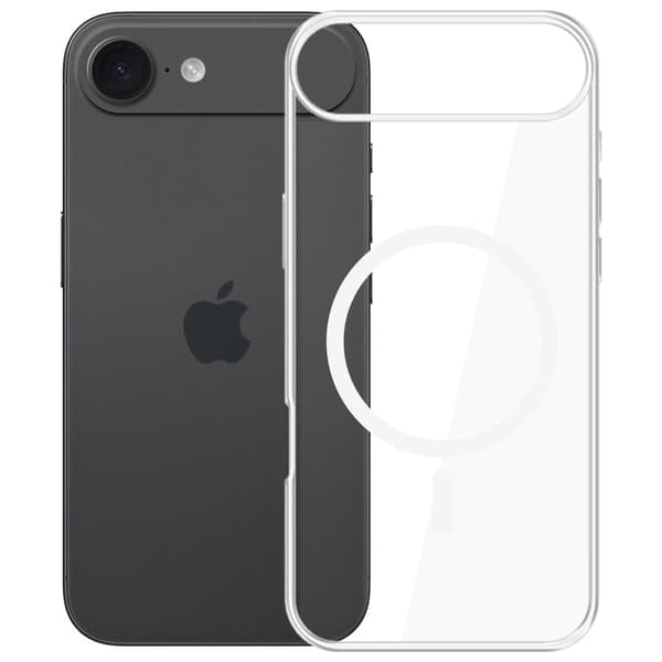 3MK Clear MagCase för iPhone Air, transparent och vit