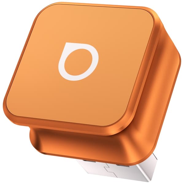 Ottocast CP88-T Mini Cube CarPlay Bluetooth-biladapter Orange