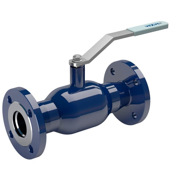 Vexve kugleventil til vand op til 200°C, DN80 PN16 flange, reduceret passage